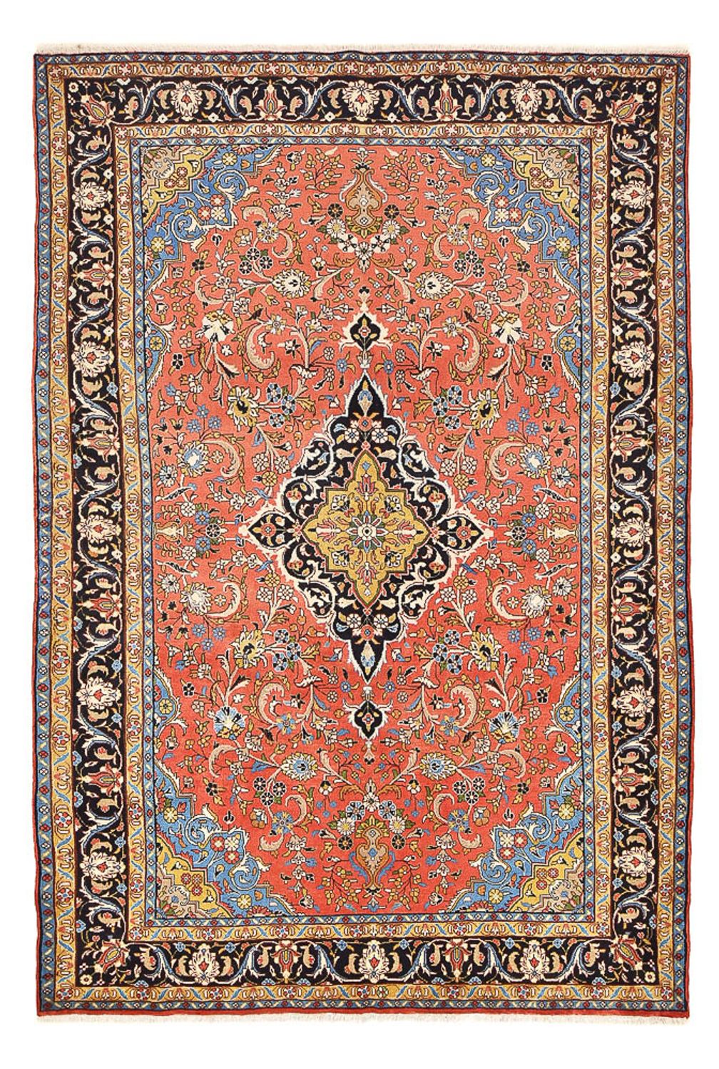 Persisk tæppe - Nomadisk - 300 x 202 cm - lysrød
