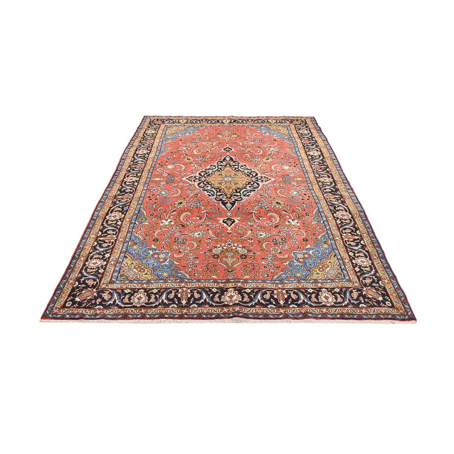 Persisk tæppe - Nomadisk - 300 x 202 cm - lysrød