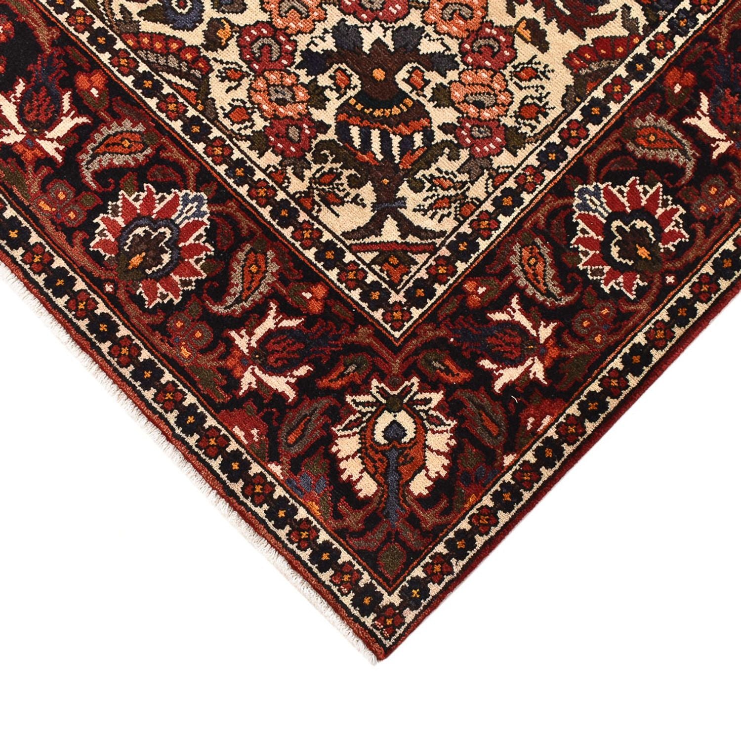 Persisk tæppe - Nomadisk - 310 x 207 cm - mørkerød