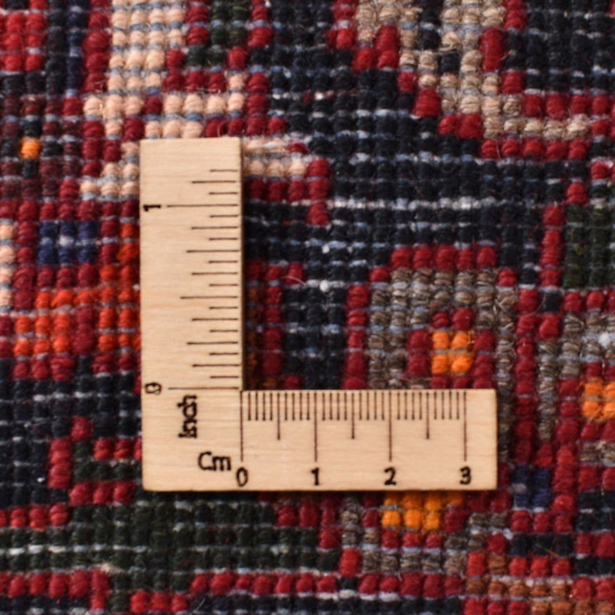 Persisk tæppe - Nomadisk - 310 x 207 cm - mørkerød