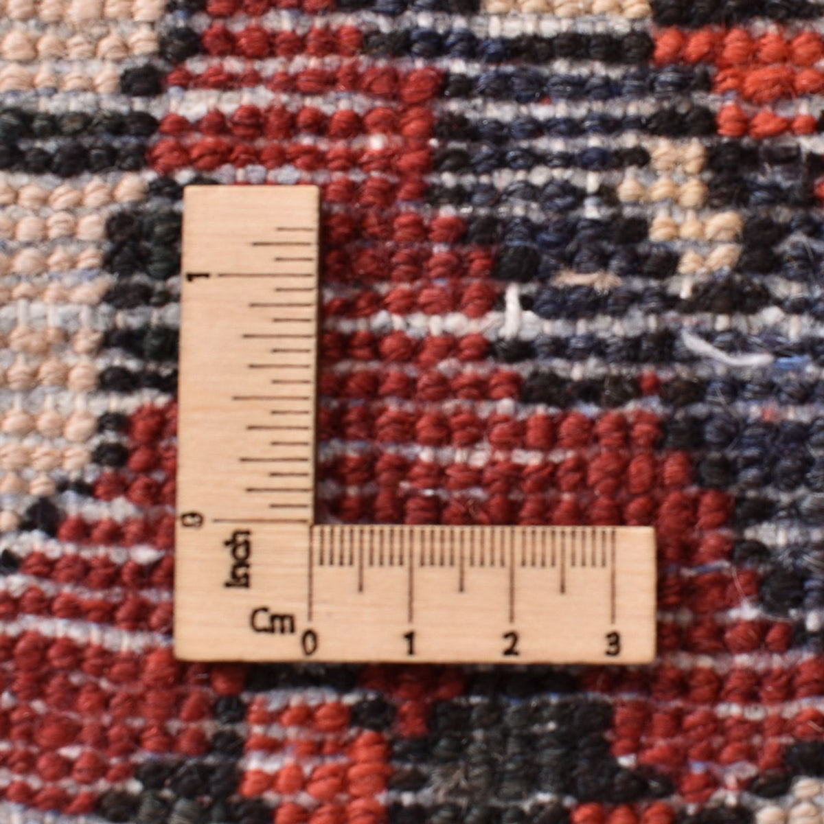 Persisk tæppe - Nomadisk - 297 x 205 cm - mørkerød