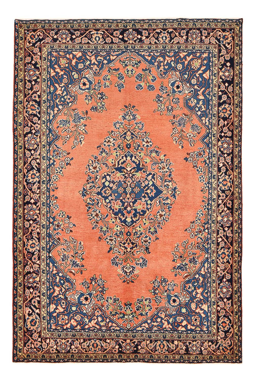 Persisk tæppe - Royal - 325 x 214 cm - lysrød