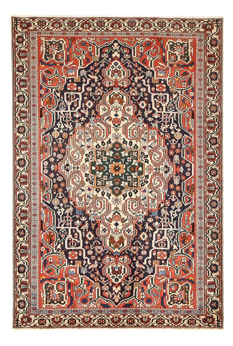 Persisk tæppe - Nomadisk - 313 x 205 cm - lysrød