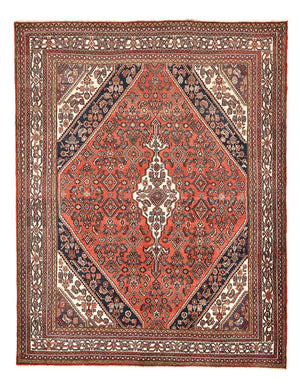 Persisk tæppe - Nomadisk - 307 x 232 cm - lysrød
