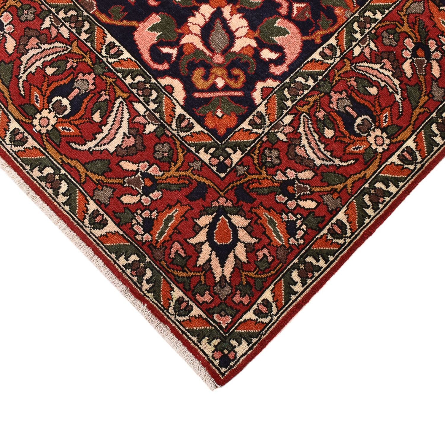 Persisk tæppe - Nomadisk - 333 x 210 cm - lysrød