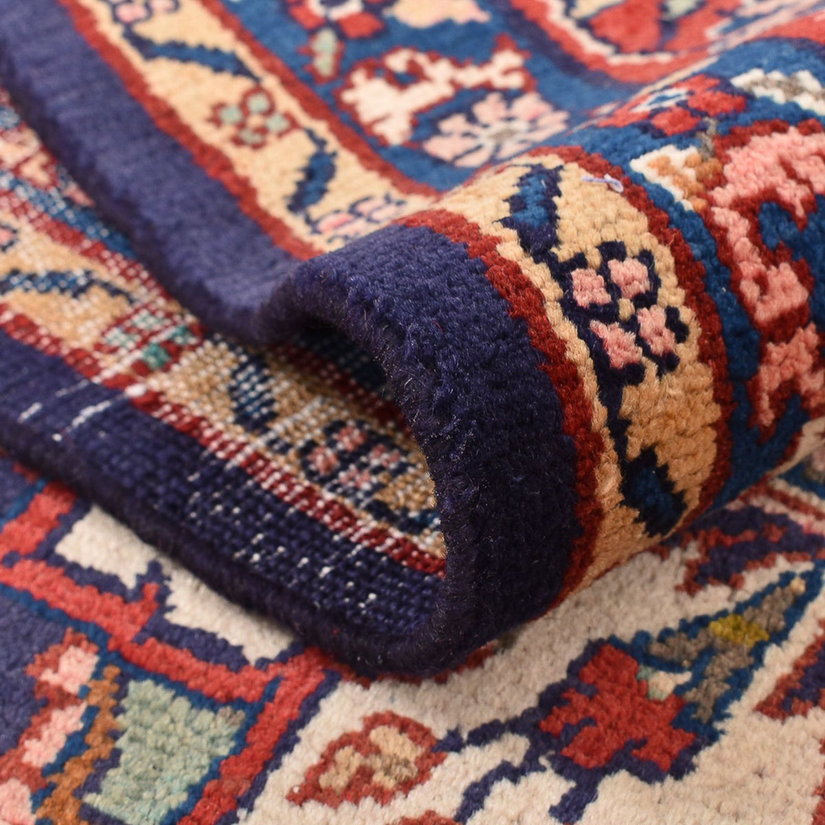 Persisk tæppe - Nomadisk - 323 x 210 cm - mørkeblå