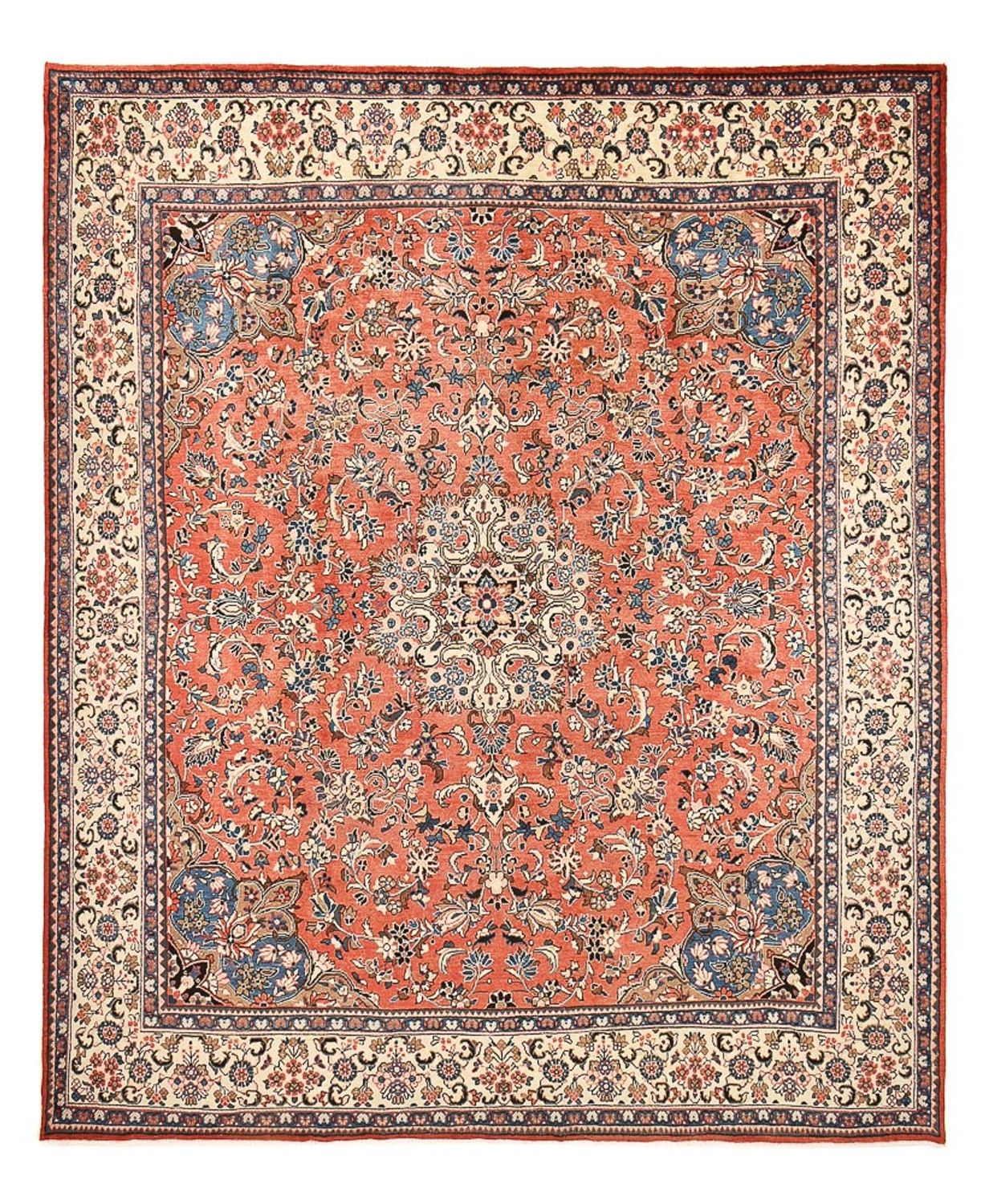 Persisk tæppe - Classic - 380 x 314 cm - lysrød