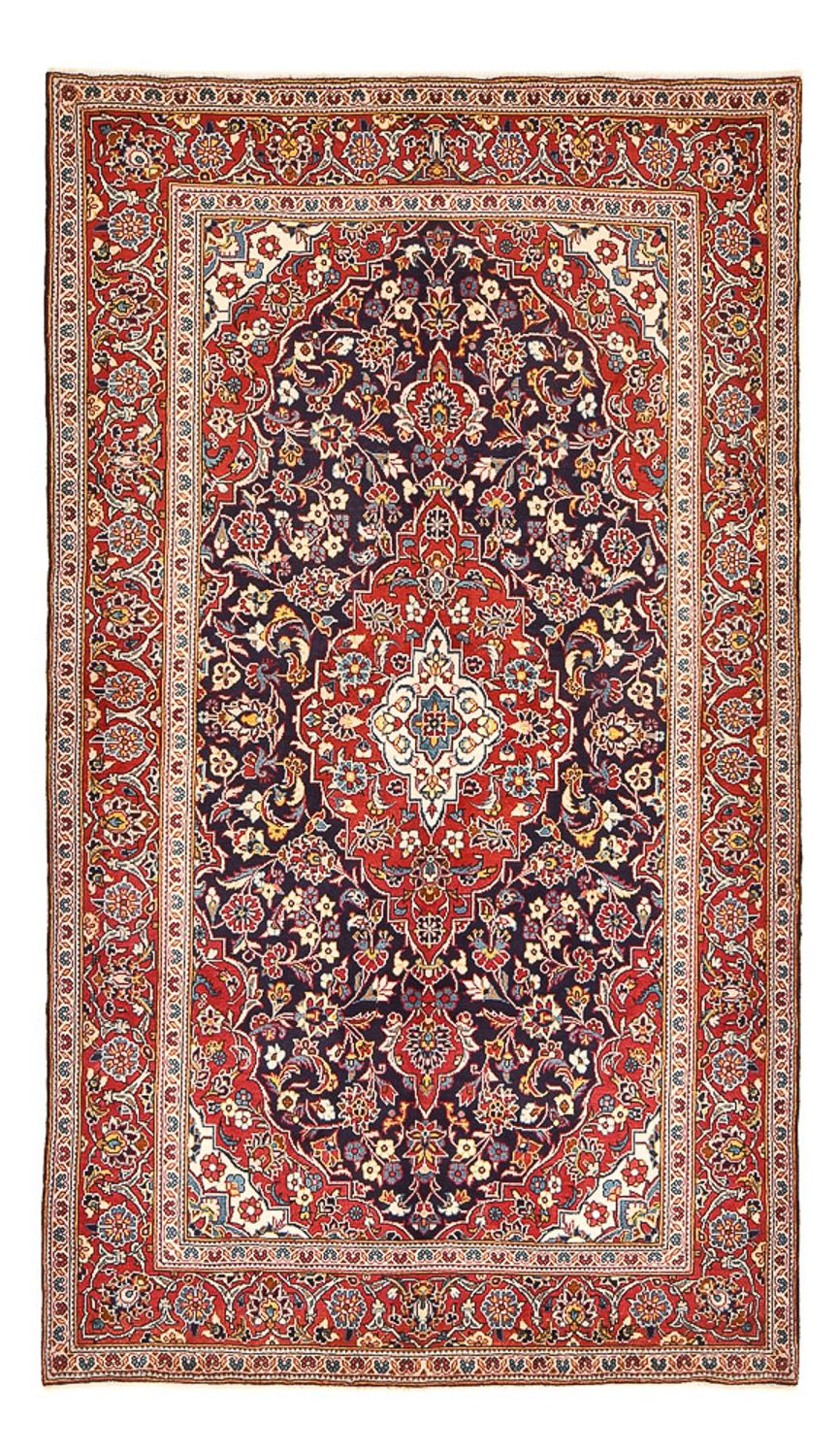 Persisk tæppe - Keshan - 255 x 146 cm - mørkeblå