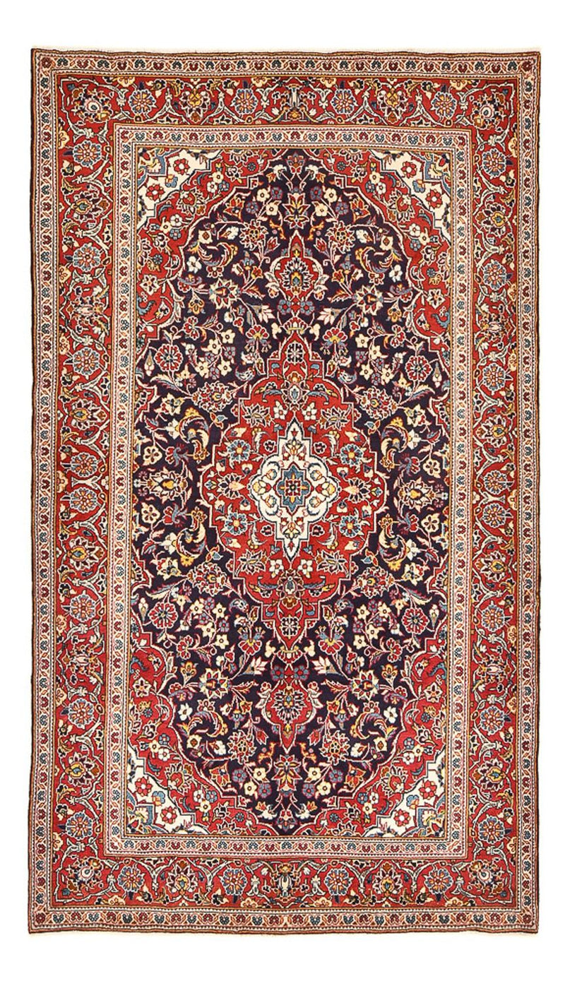 Persisk tæppe - Keshan - 255 x 146 cm - mørkeblå