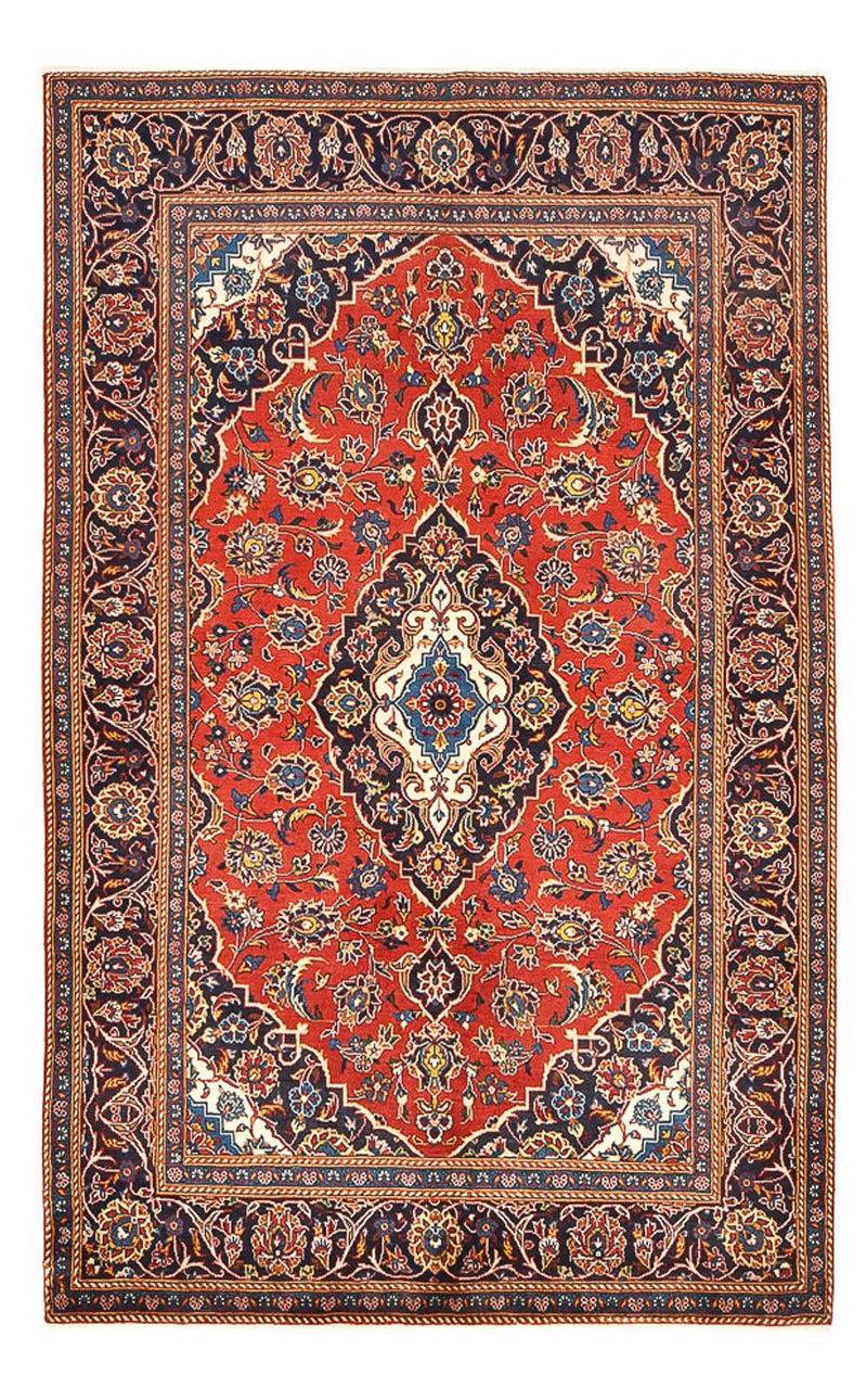 Persisk tæppe - Keshan - 227 x 140 cm - rød
