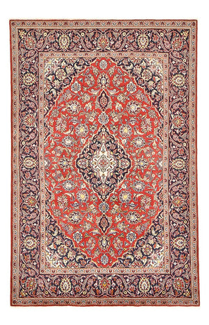 Persisk tæppe - Keshan - 216 x 138 cm - rød
