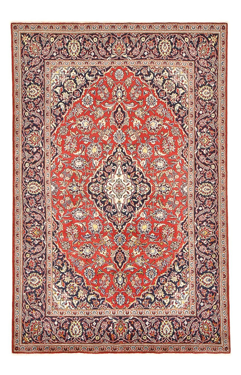 Persisk tæppe - Keshan - 216 x 138 cm - rød