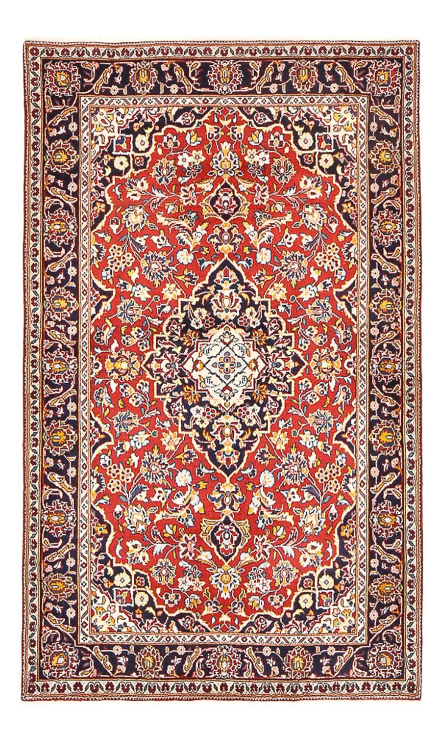 Persisk tæppe - Keshan - 205 x 124 cm - rød