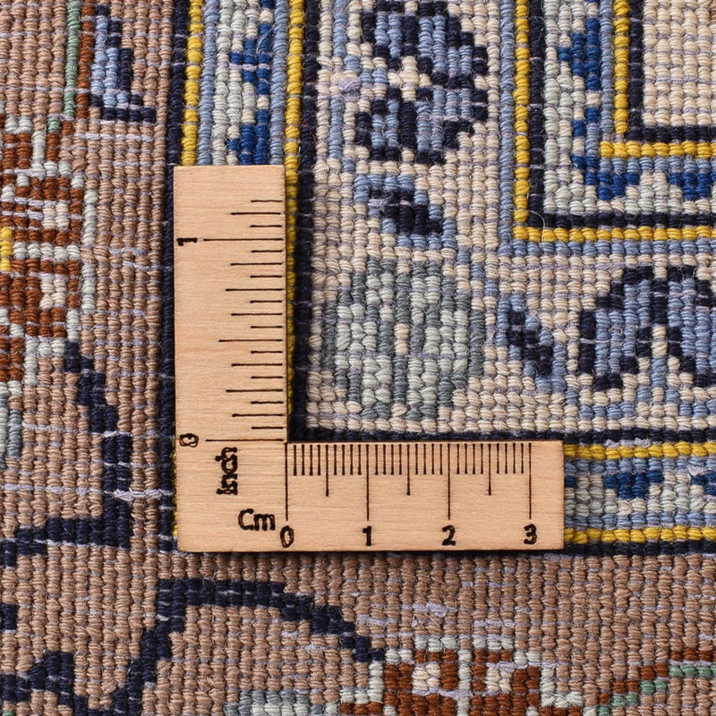 Persisk tæppe - Keshan - 223 x 138 cm - lys beige