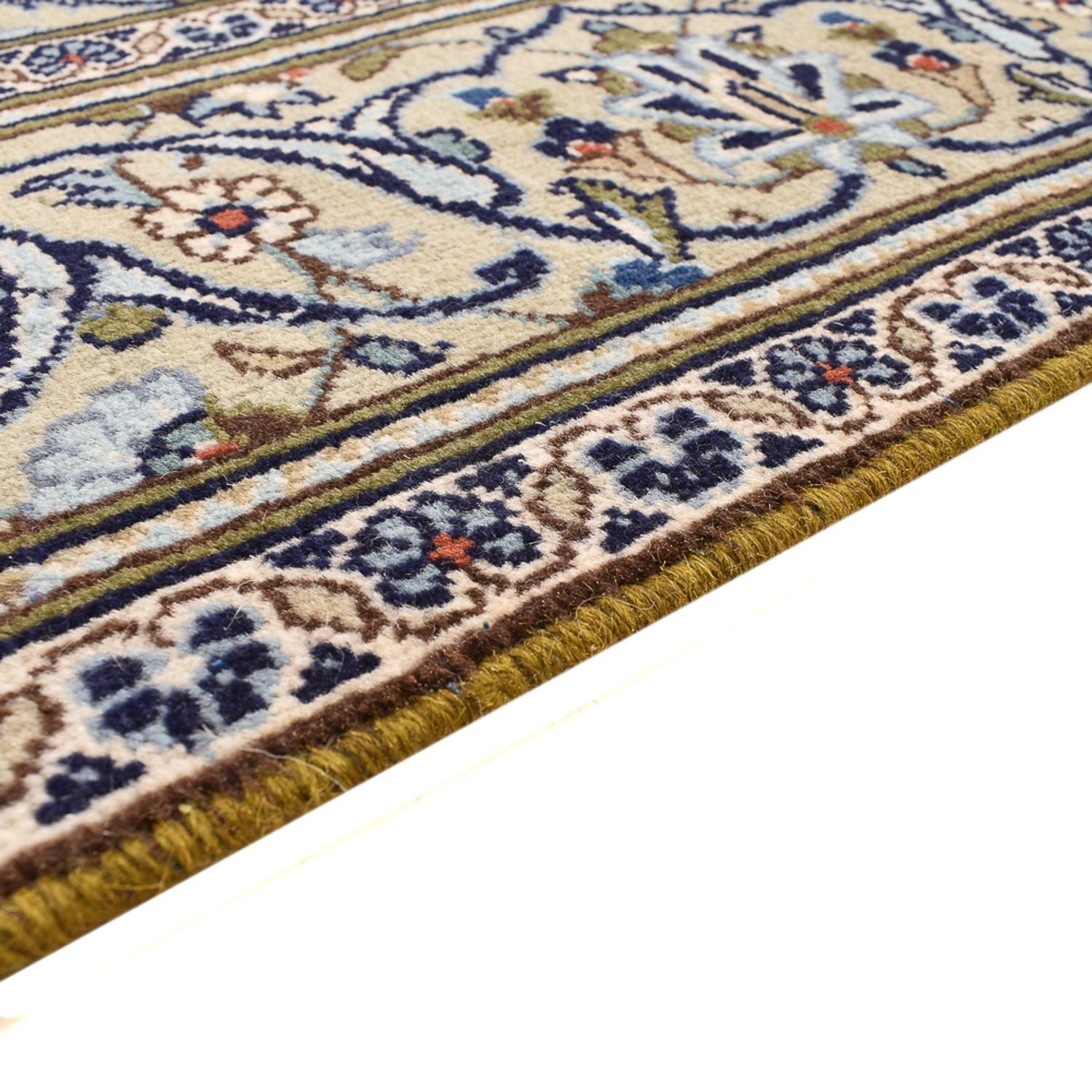 Persisk tæppe - Keshan - 254 x 145 cm - sand