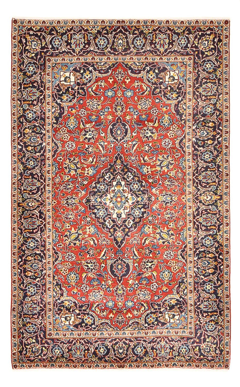 Persisk tæppe - Keshan - 242 x 145 cm - rød