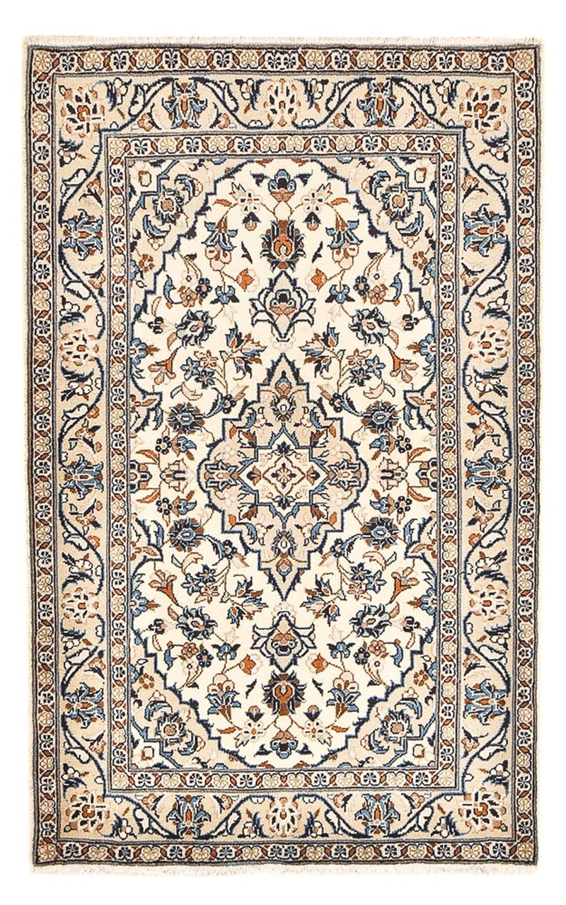 Persisk tæppe - Keshan - 154 x 96 cm - sand