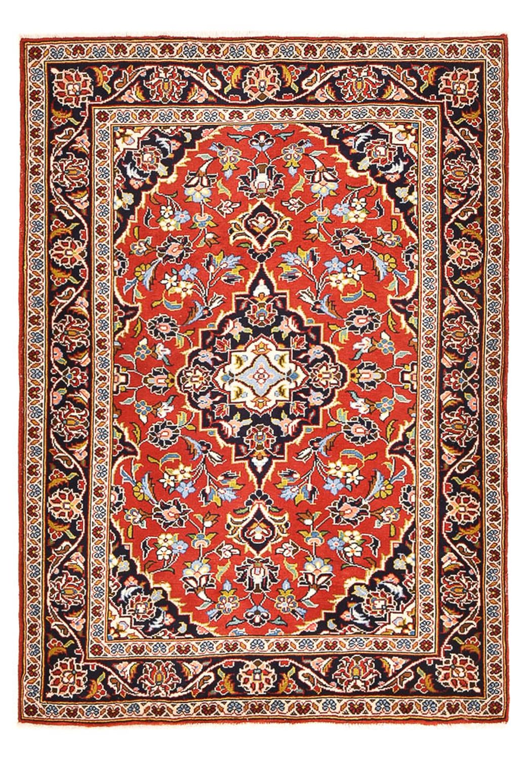 Persisk tæppe - Keshan - 148 x 105 cm - rød