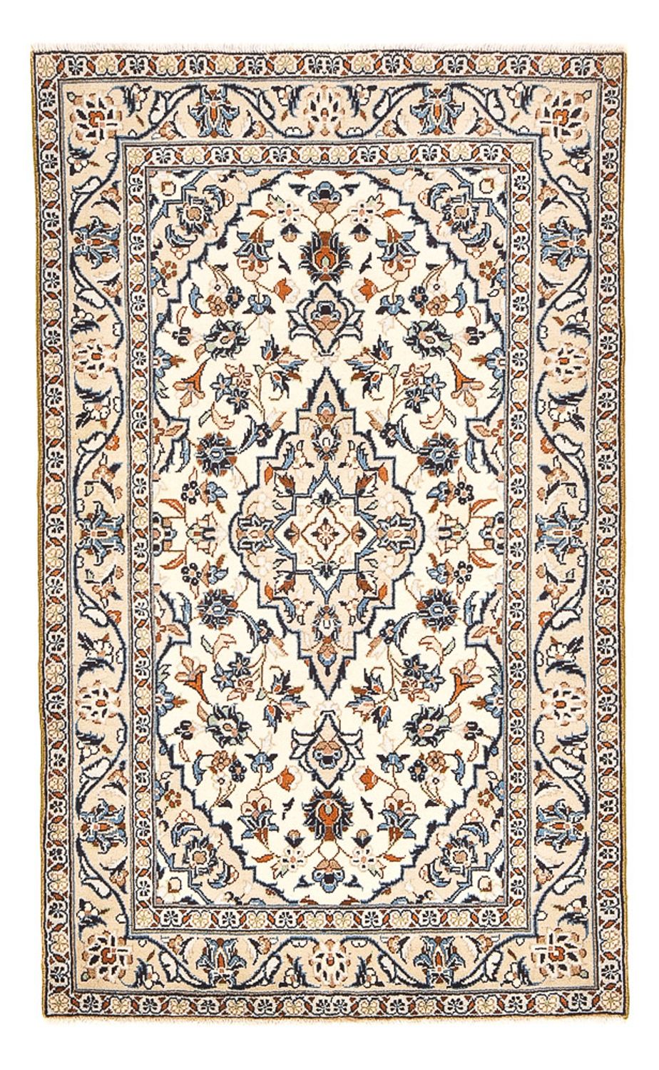 Persisk tæppe - Keshan - 157 x 95 cm - sand