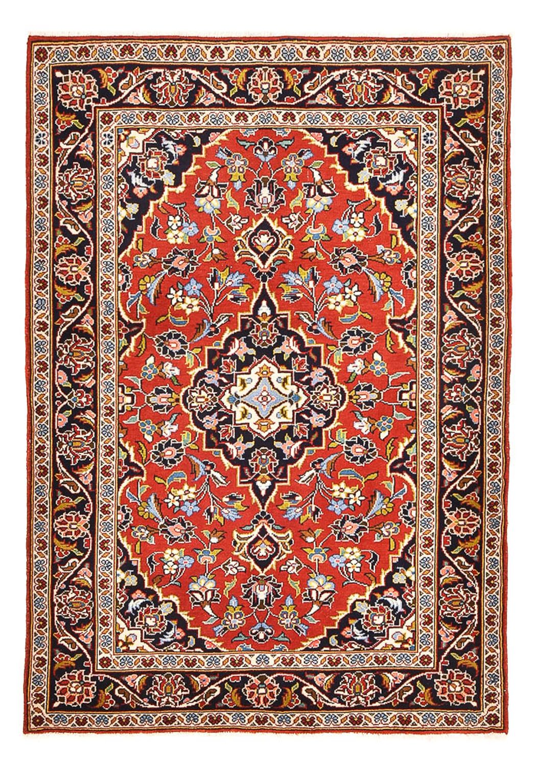 Persisk tæppe - Keshan - 149 x 105 cm - rød