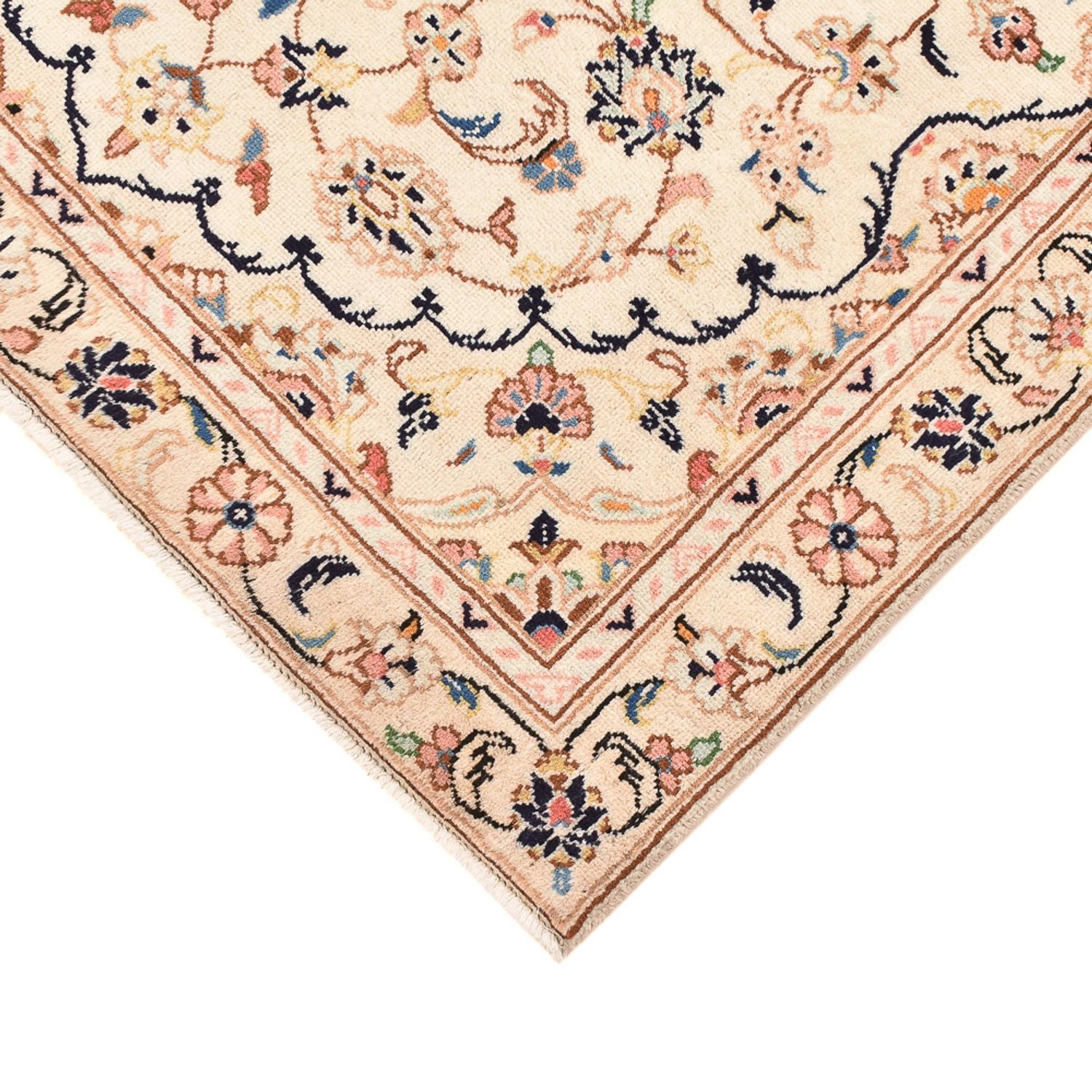 Persisk tæppe - Keshan - 145 x 92 cm - beige