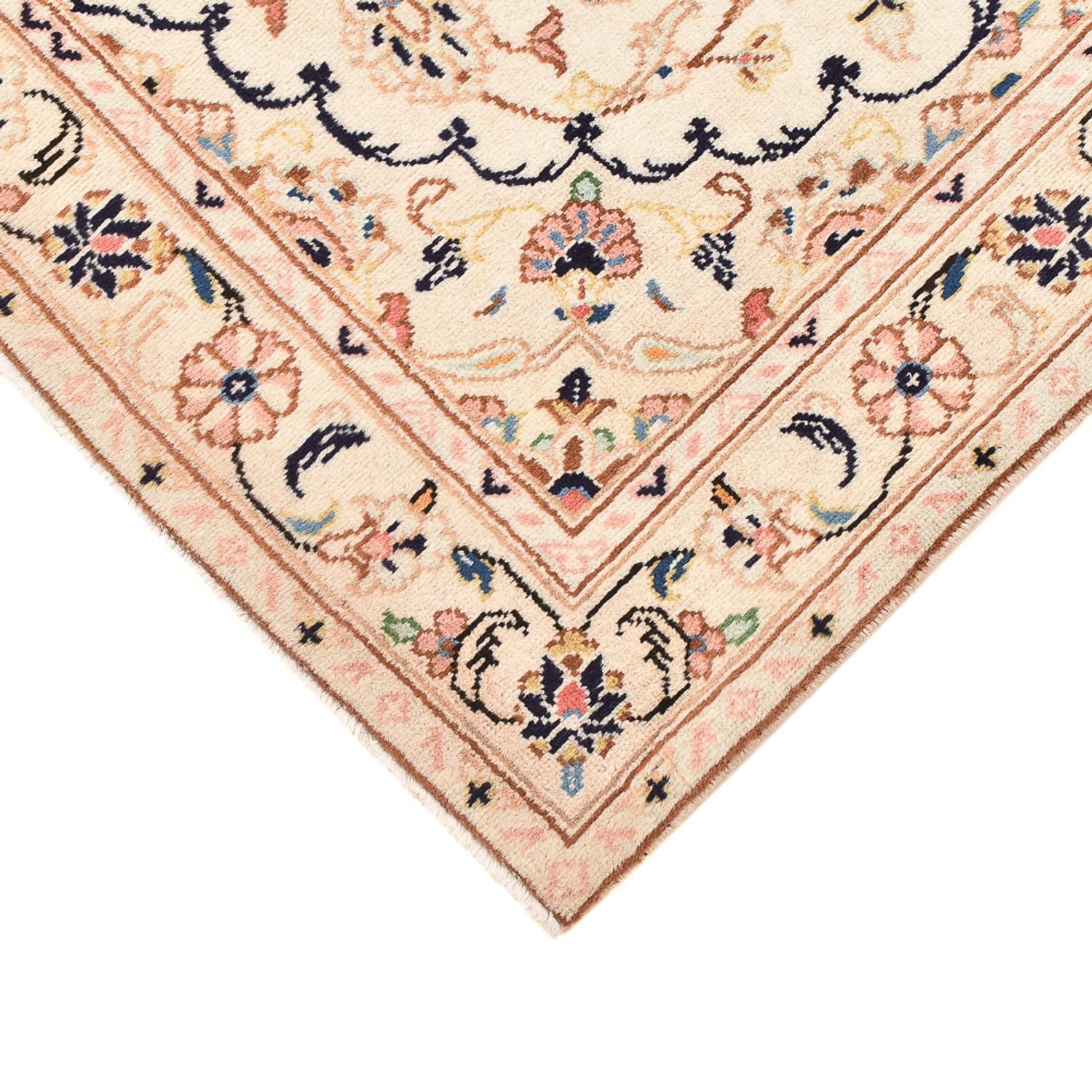 Persisk tæppe - Keshan - 150 x 98 cm - beige