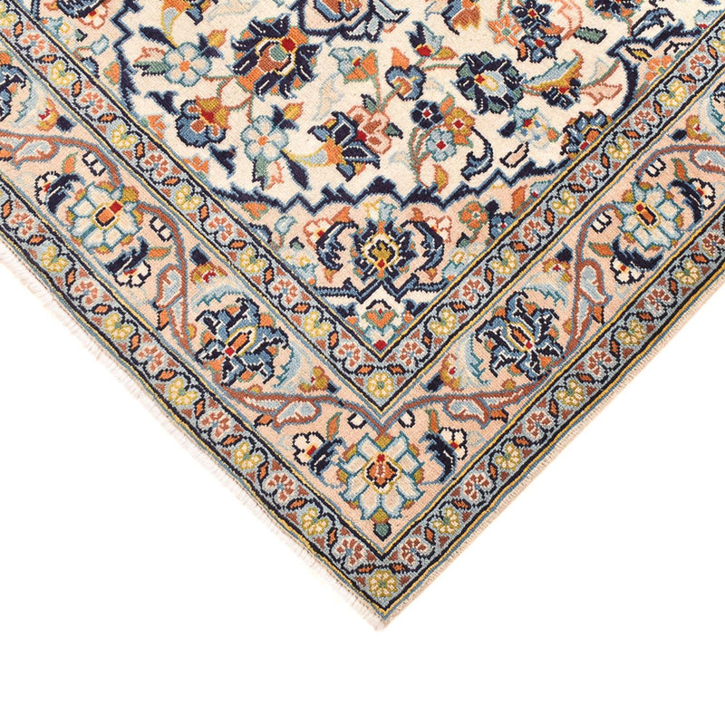 Persisk tæppe - Keshan - 147 x 95 cm - lys beige