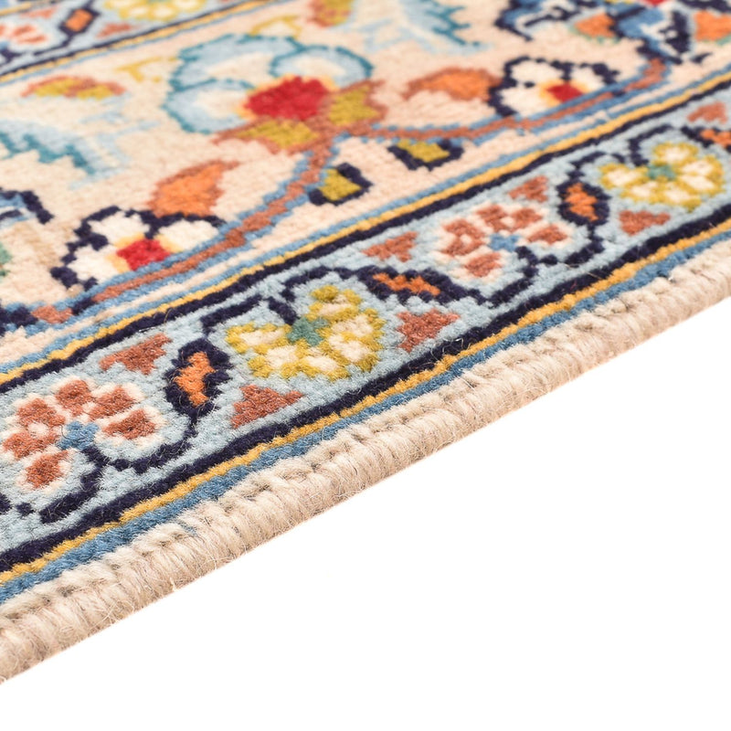 Persisk tæppe - Keshan - 147 x 95 cm - lys beige
