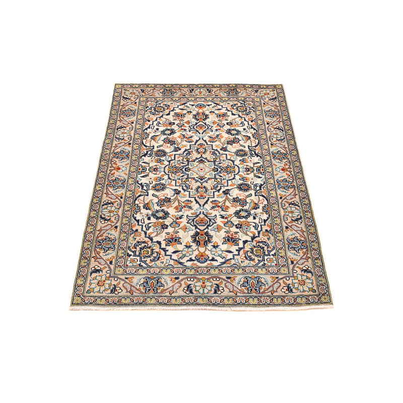 Persisk tæppe - Keshan - 147 x 95 cm - lys beige