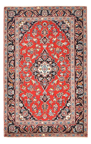 Persisk tæppe - Keshan - 150 x 93 cm - rød