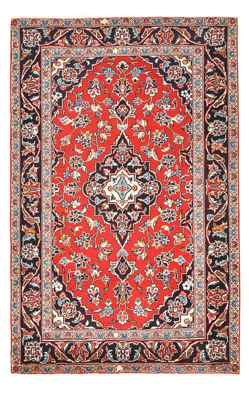 Persisk tæppe - Keshan - 150 x 93 cm - rød