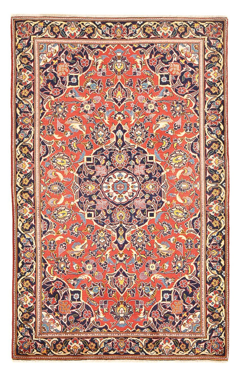 Persisk tæppe - Keshan - 163 x 101 cm - lysrød