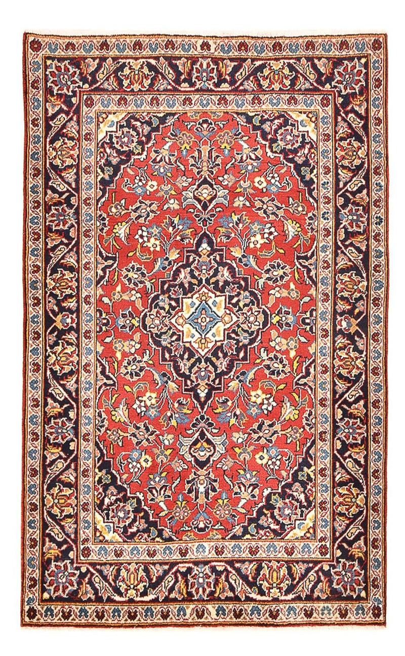 Persisk tæppe - Keshan - 151 x 96 cm - lysrød