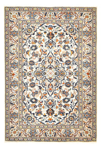 Persisk tæppe - Keshan - 141 x 96 cm - lys beige
