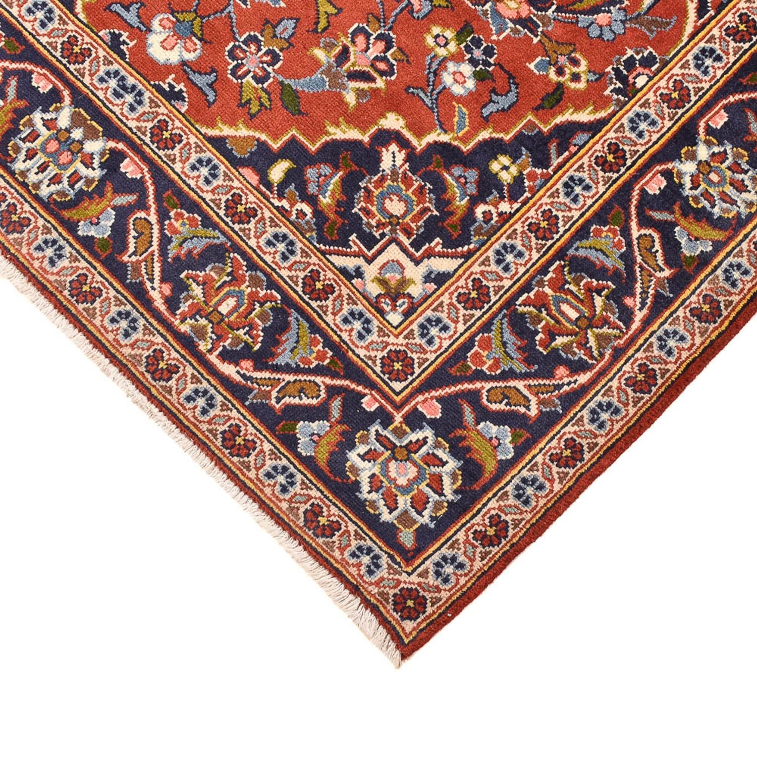 Persisk tæppe - Keshan - 148 x 103 cm - terrakotta