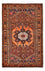 Persisk tæppe - Bijar - 210 x 130 cm - mørkerød