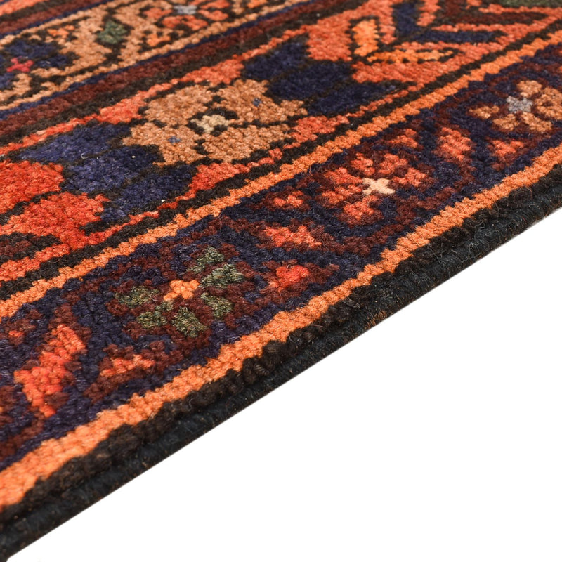 Persisk tæppe - Bijar - 210 x 130 cm - mørkerød