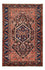 Persisk tæppe - Bijar - 206 x 132 cm - lysrød