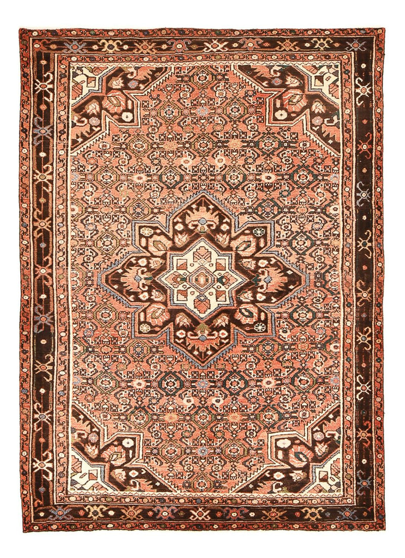 Persisk tæppe - Nomadisk - 220 x 156 cm - lysrød