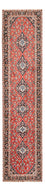 Løber Persisk tæppe - Keshan - 397 x 95 cm - lysrød