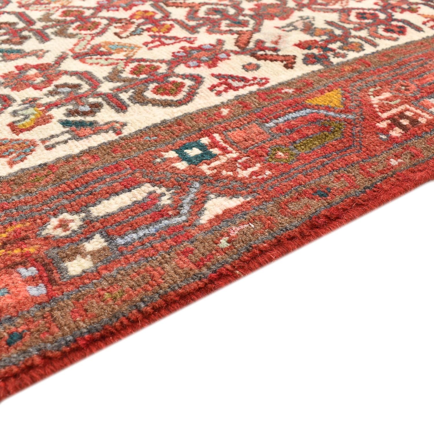 Løber Persisk tæppe - Nomadisk - 303 x 77 cm - lysrød