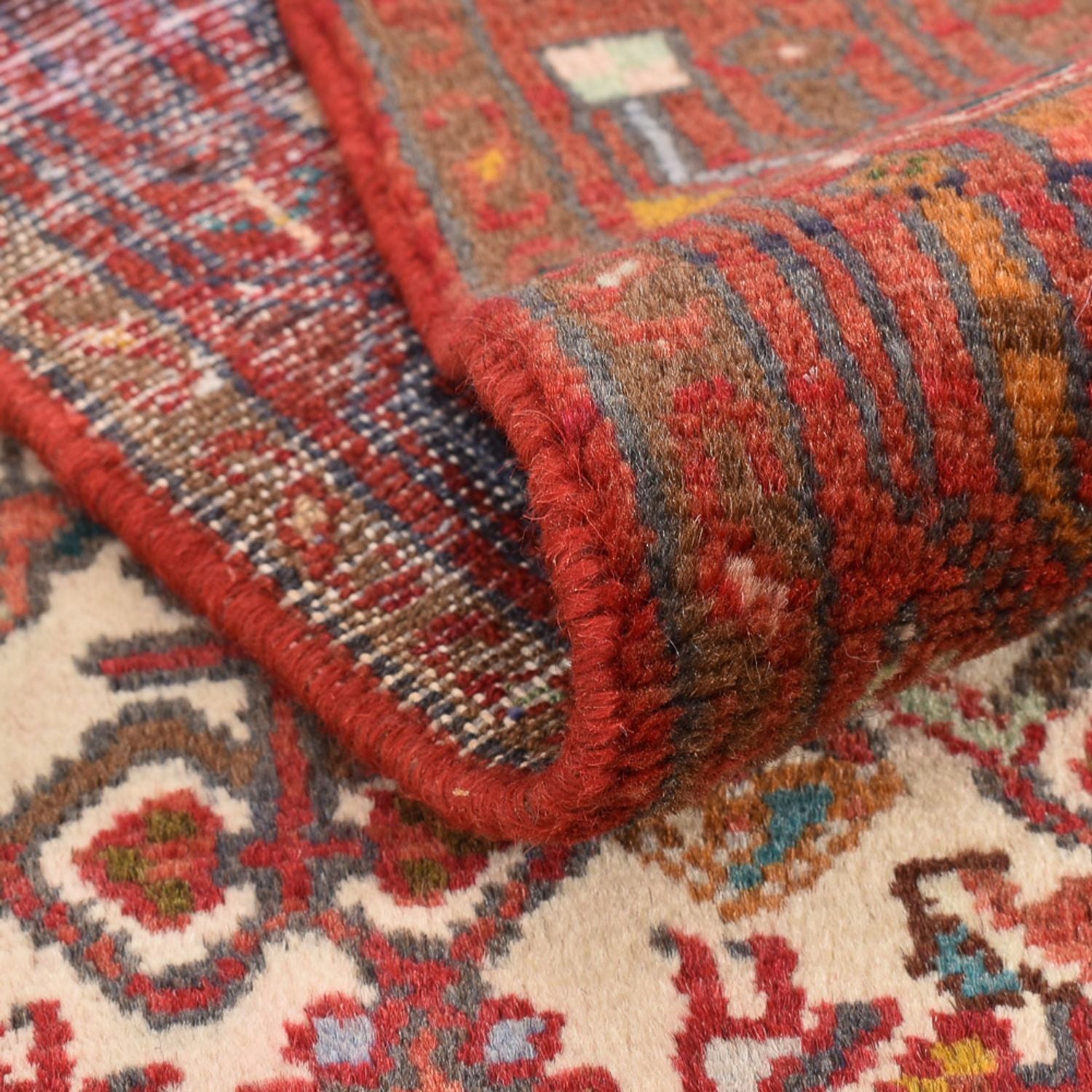 Løber Persisk tæppe - Nomadisk - 303 x 77 cm - lysrød