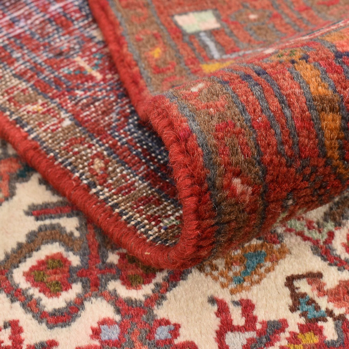 Løber Persisk tæppe - Nomadisk - 303 x 77 cm - lysrød
