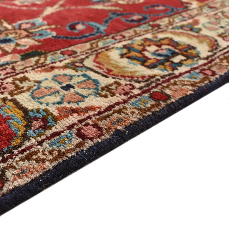 Løber Persisk tæppe - Tabriz - 398 x 72 cm - rød