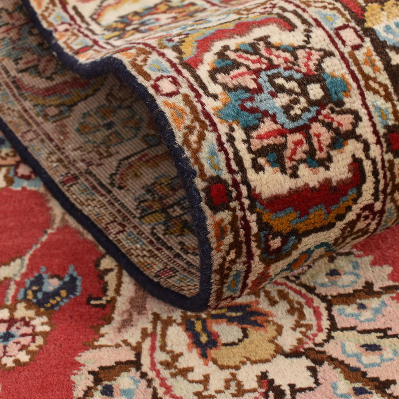 Løber Persisk tæppe - Tabriz - 398 x 72 cm - rød