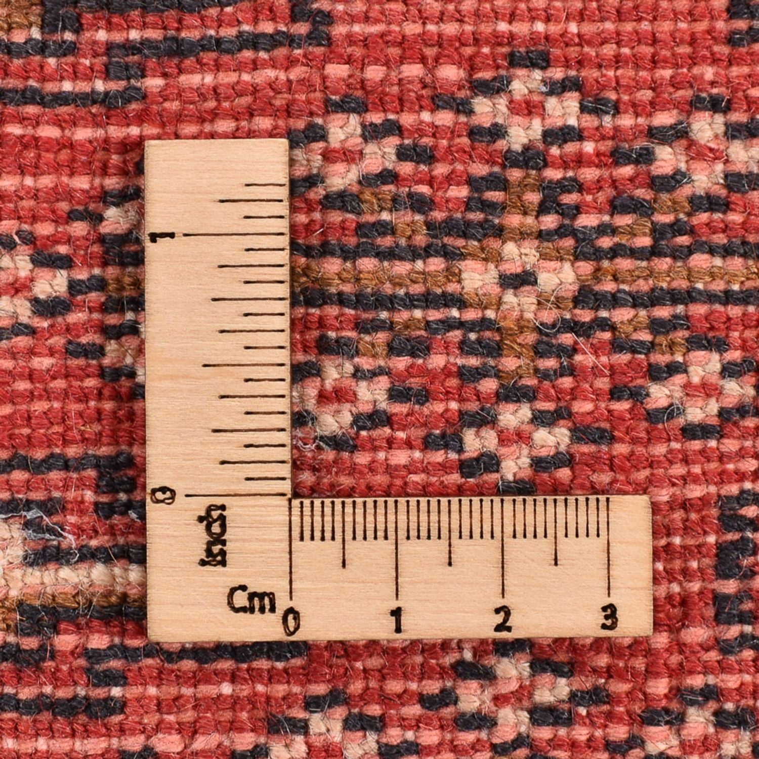 Løber Turkaman-tæppe - 197 x 60 cm - rød