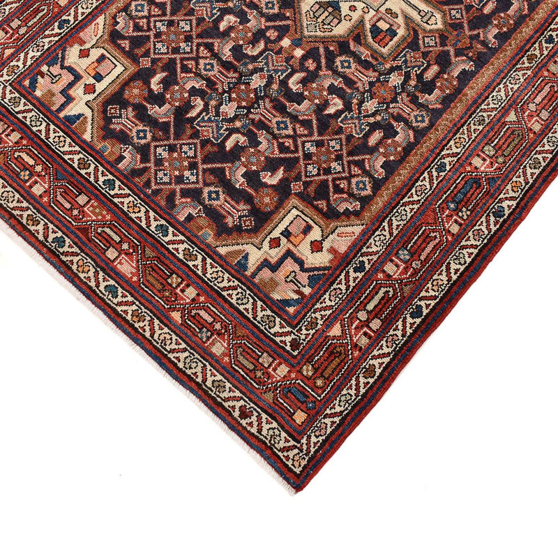 Løber Persisk tæppe - Nomadisk - 412 x 114 cm - mørkerød