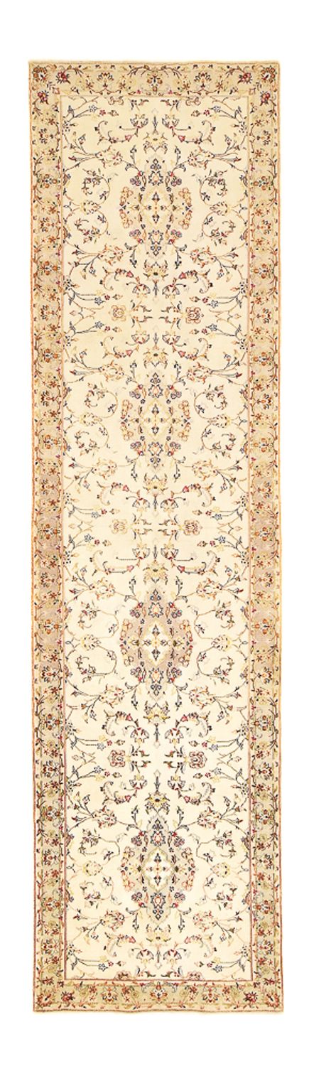 Løber Persisk tæppe - Keshan - 385 x 98 cm - beige