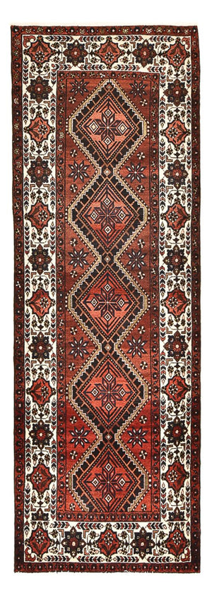 Løber Persisk tæppe - Nomadisk - 325 x 112 cm - flerfarvet