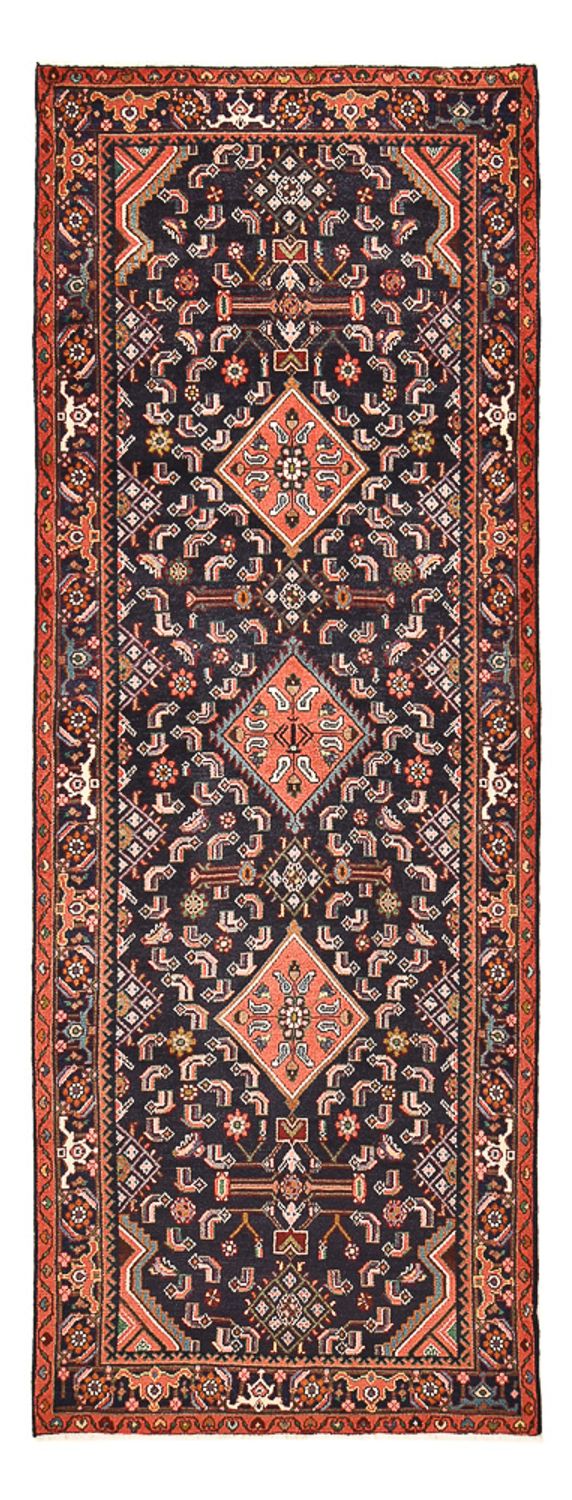 Løber Persisk tæppe - Nomadisk - 300 x 107 cm - mørkeblå